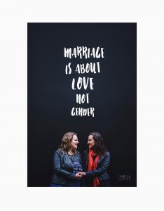 marriage is about love not gender