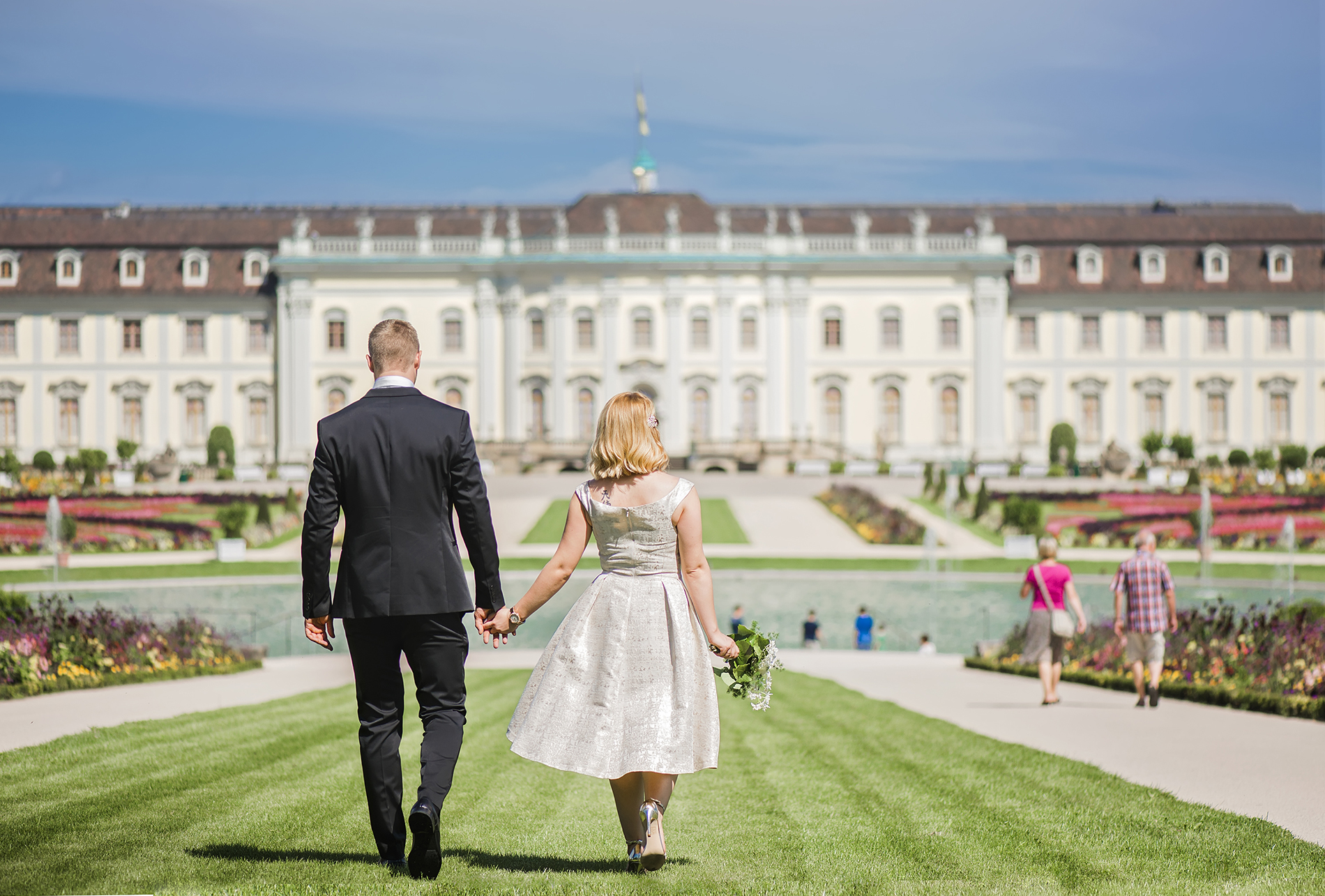 Hochzeitsfotos im Residenzschloss Ludwigsburg