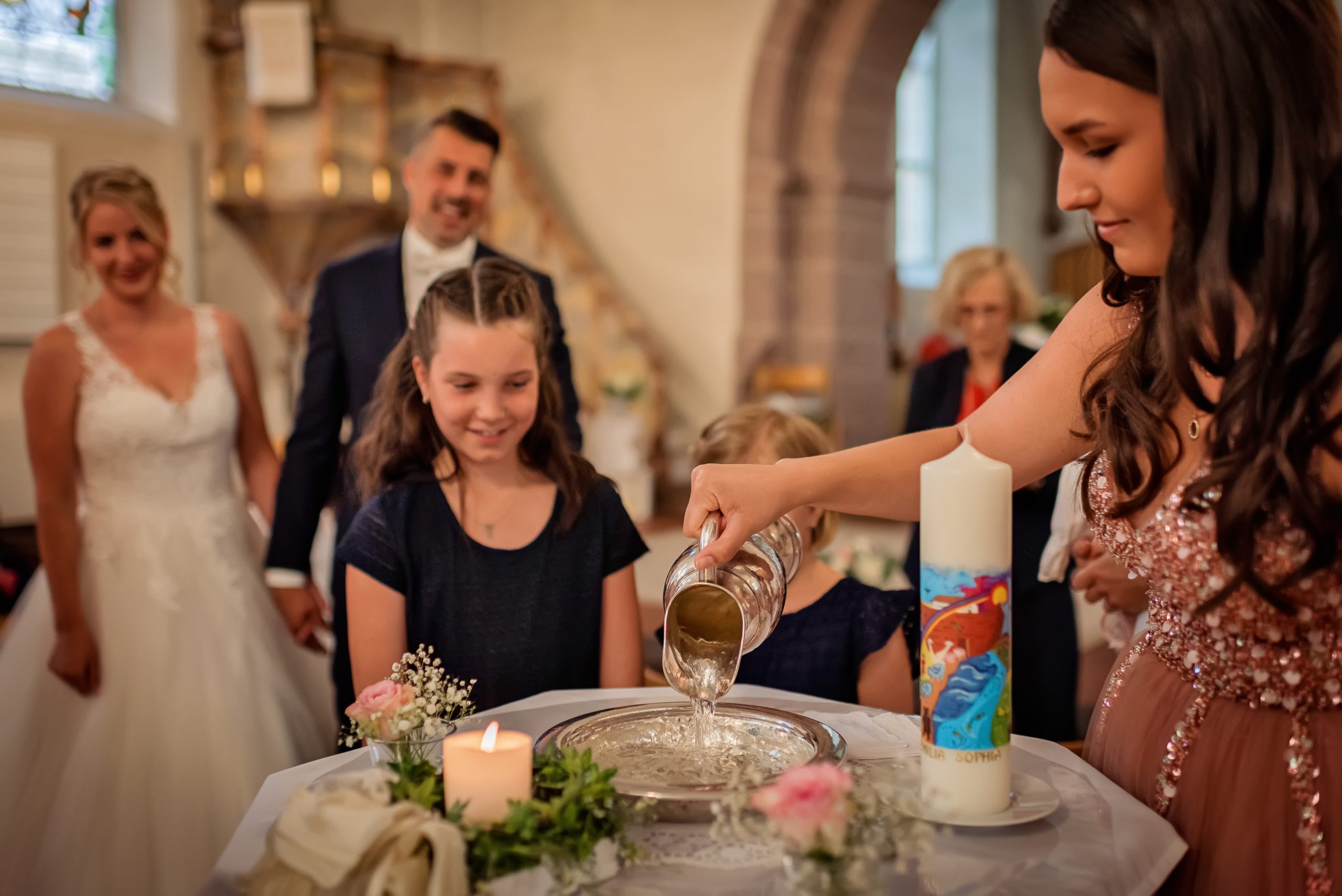 Hochzeits- und Taufzeremonie in Friesenheim